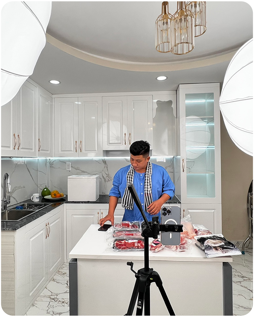 Kitchen Setup Livestream